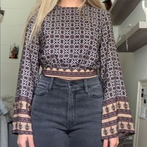 cropped blouse
